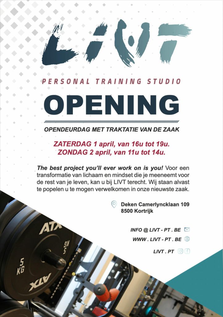 Flyer opening Kortrijk